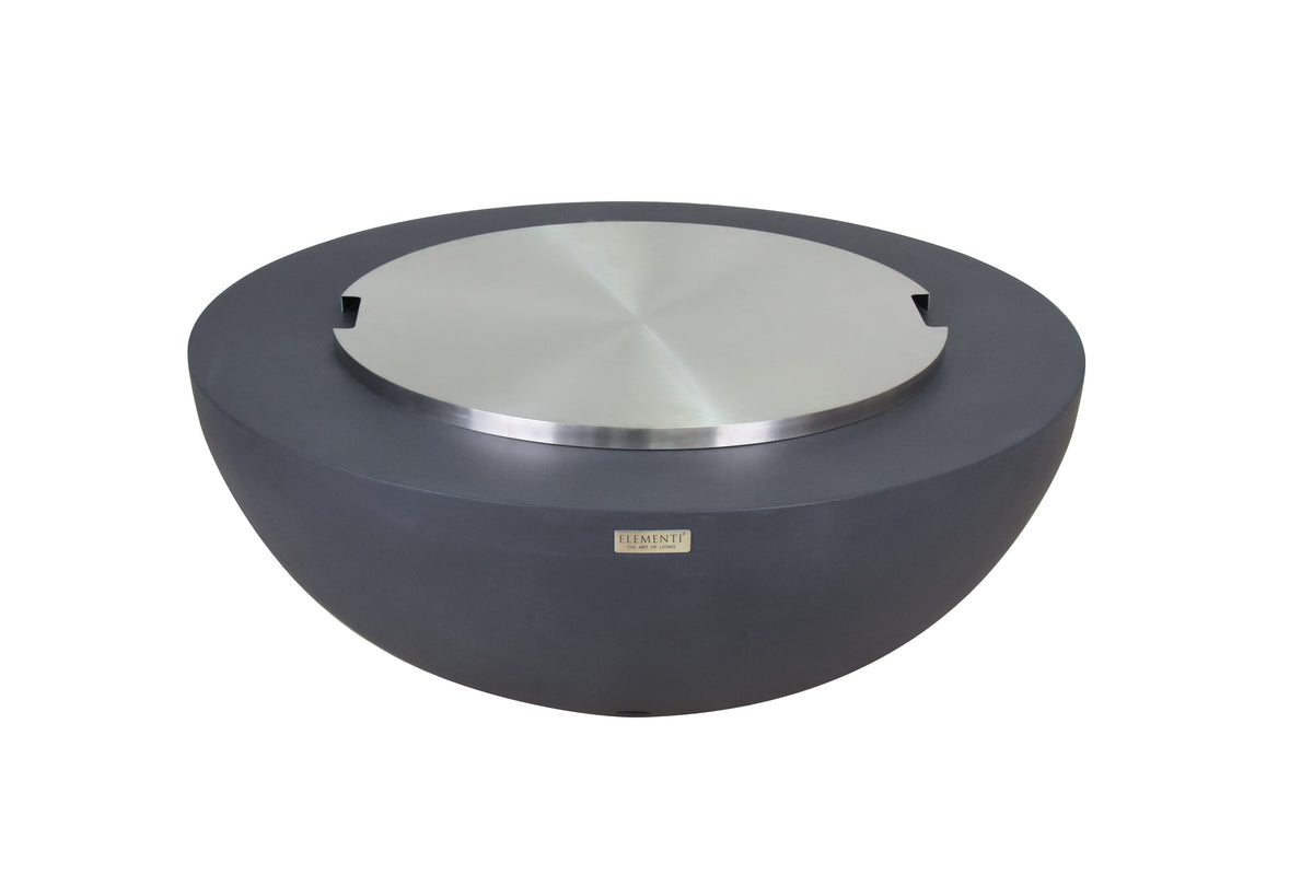 Elementi Lunar Bowl in Dark Gray, supplier studio photo