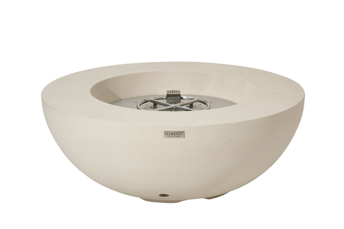 Elementi Lunar Bowl in Frosted Cream White, supplier studio photo