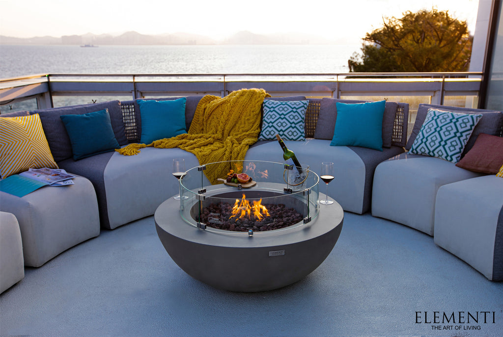Elementi Lunar Bowl in Light Gray, supplier lifestyle photo