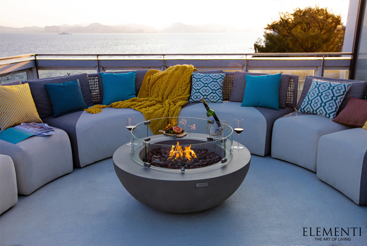 Elementi Lunar Bowl in Light Gray, supplier lifestyle photo